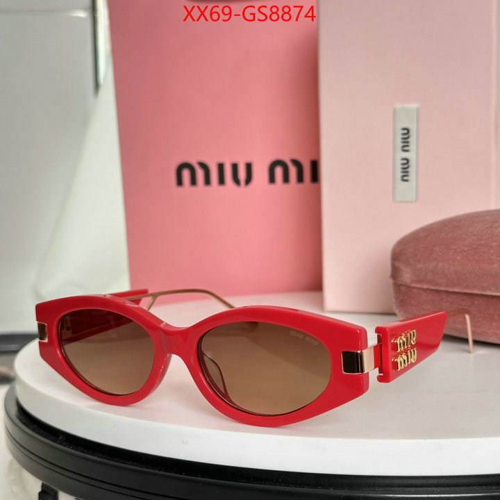 Glasses-Miu Miu replica sale online ID: GS8874 $: 69USD