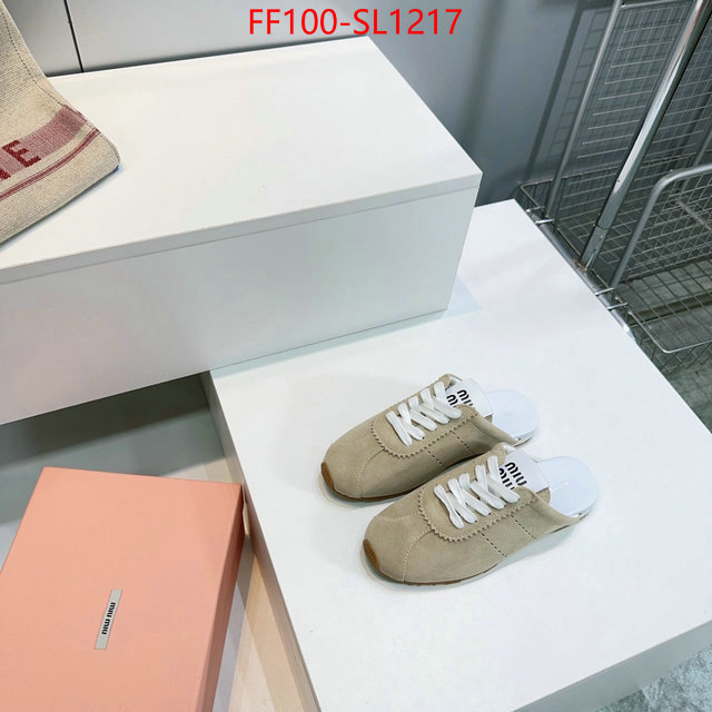 Women Shoes-Miu Miu designer 1:1 replica ID: SL1217 $: 100USD