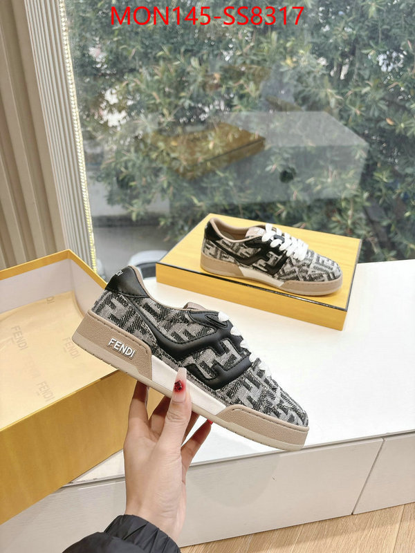 Men Shoes-Fendi 2024 aaaaa replica 1st copy ID: SS8317 $: 145USD
