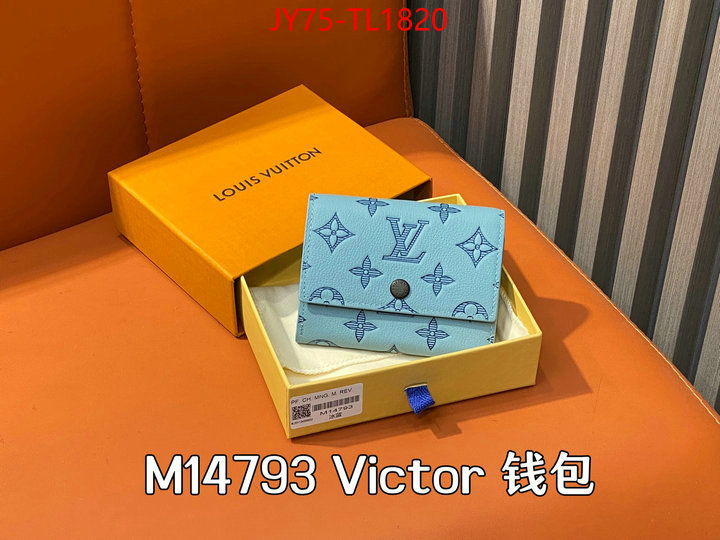 LV Bags(TOP)-Wallet hot sale ID: TL1820 $: 75USD,