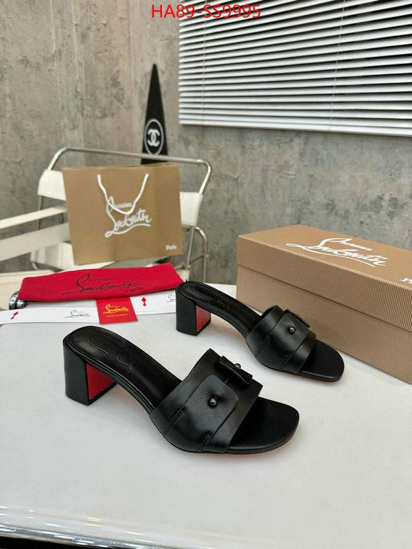 Women Shoes-Christian Louboutin top 1:1 replica ID: SS9995 $: 89USD