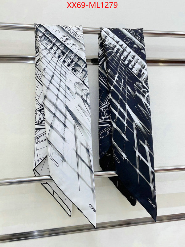 Scarf-Chanel for sale cheap now ID: ML1279 $: 69USD