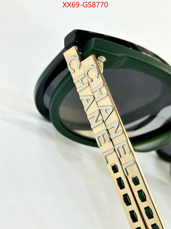 Glasses-Chanel designer fake ID: GS8770 $: 69USD