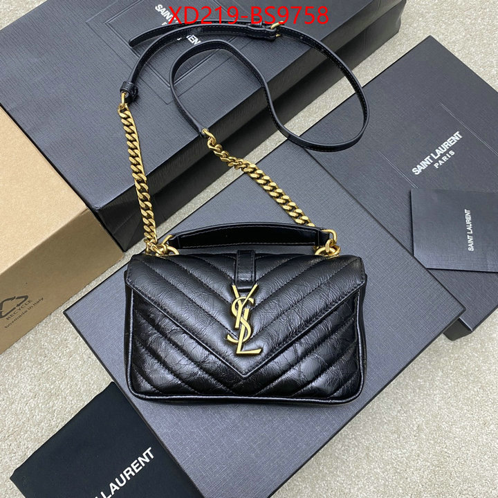 YSL Bags(TOP)-Crossbody- buy high-quality fake ID: BS9758 $: 219USD,