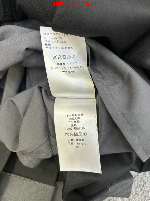 Clothing-Dior counter quality ID: CL1680 $: 155USD