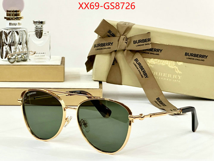 Glasses-Burberry replica 1:1 high quality ID: GS8726 $: 69USD