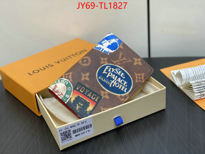 LV Bags(TOP)-Wallet replica online ID: TL1827 $: 69USD,