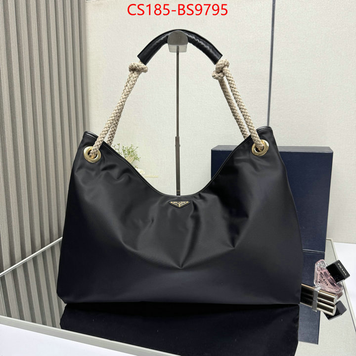 Prada Bags(TOP)-Handbag- replica us ID: BS9795 $: 185USD,