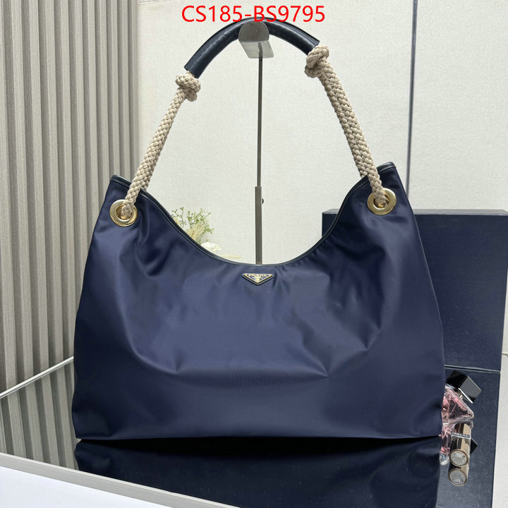 Prada Bags(TOP)-Handbag- replica us ID: BS9795 $: 185USD,