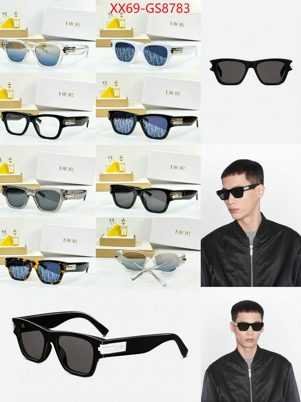 Glasses-Dior buy replica ID: GS8783 $: 69USD