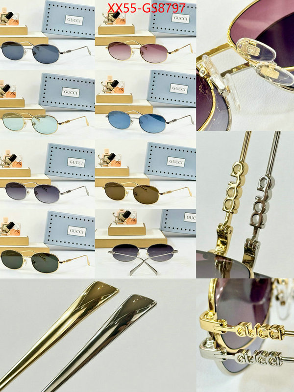 Glasses-Gucci replica sale online ID: GS8797 $: 55USD