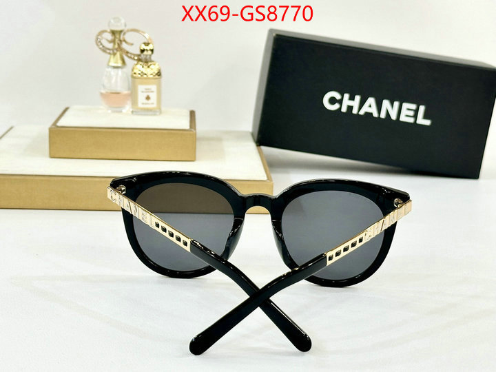 Glasses-Chanel designer fake ID: GS8770 $: 69USD