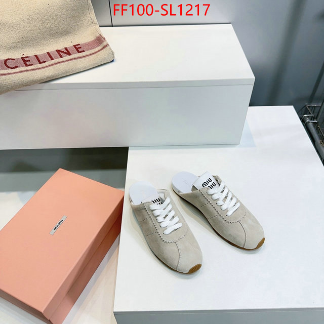 Women Shoes-Miu Miu designer 1:1 replica ID: SL1217 $: 100USD
