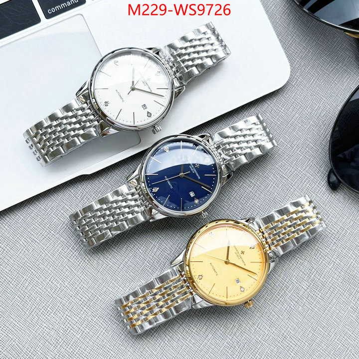 Watch(TOP)-Vacheron Constantin best aaaaa ID: WS9726 $: 229USD