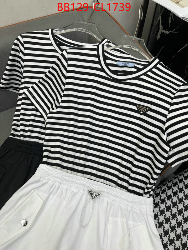 Clothing-Prada quality aaaaa replica ID: CL1739 $: 129USD