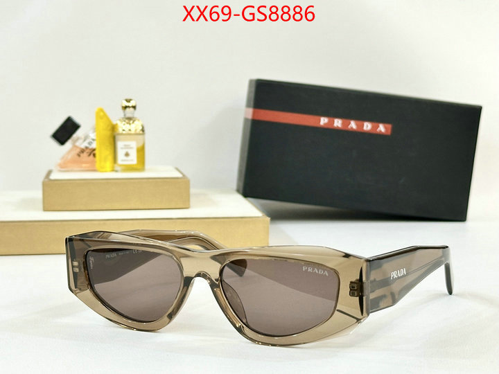 Glasses-Prada what's the best place to buy replica ID: GS8886 $: 69USD
