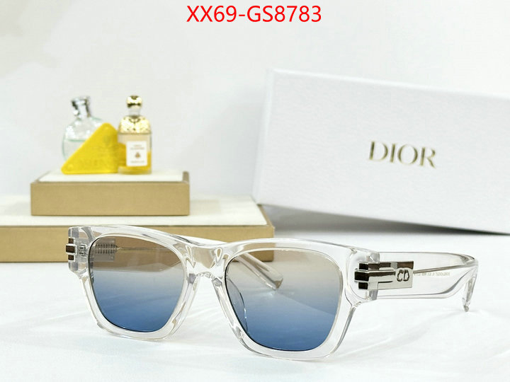 Glasses-Dior buy replica ID: GS8783 $: 69USD