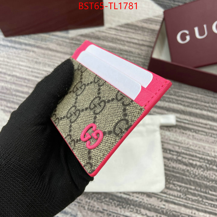 Gucci Bags(TOP)-Wallet- designer wholesale replica ID: TL1781 $: 65USD,