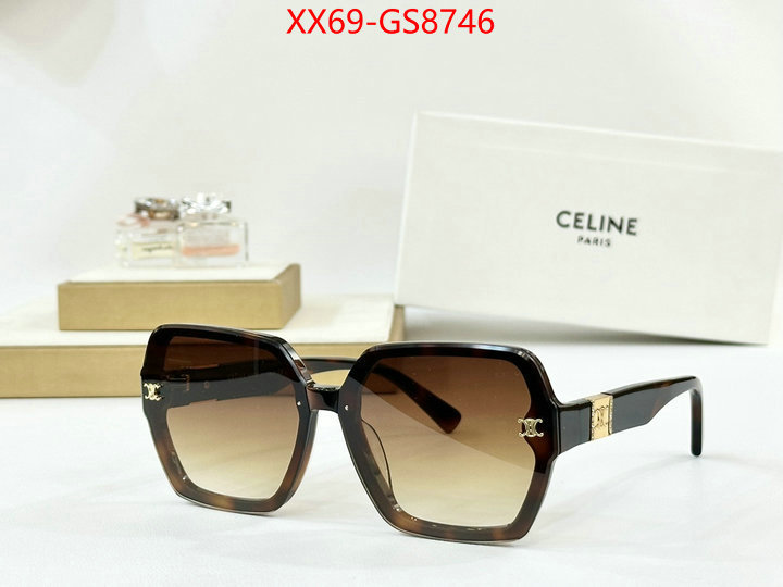 Glasses-CELINE top designer replica ID: GS8746 $: 69USD