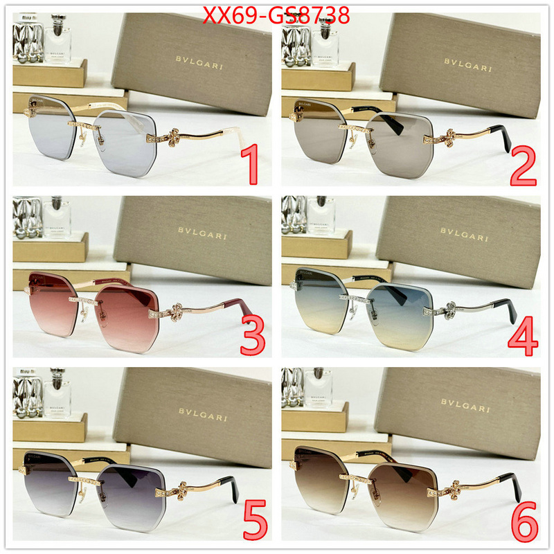 Glasses-Bvlgari aaaaa+ replica designer ID: GS8738 $: 69USD