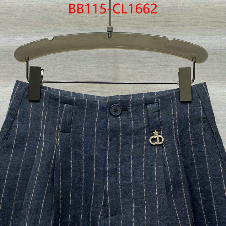 Clothing-Dior what best replica sellers ID: CL1662 $: 115USD