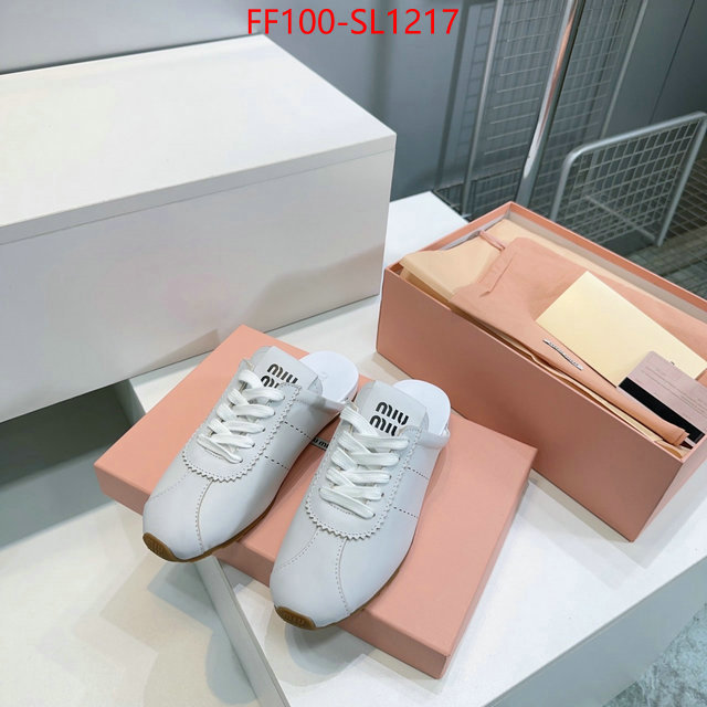 Women Shoes-Miu Miu designer 1:1 replica ID: SL1217 $: 100USD