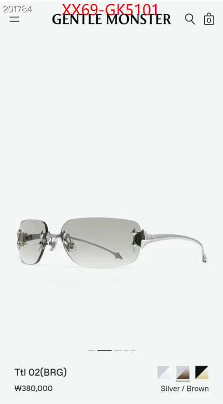 Glasses-Gentle Monster online from china designer ID: GK5101 $: 69USD