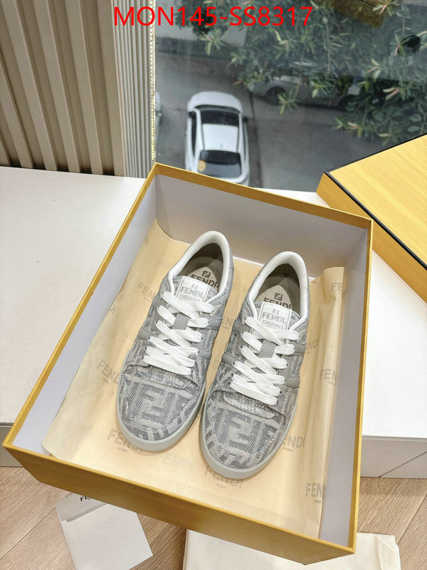 Men Shoes-Fendi 2024 aaaaa replica 1st copy ID: SS8317 $: 145USD