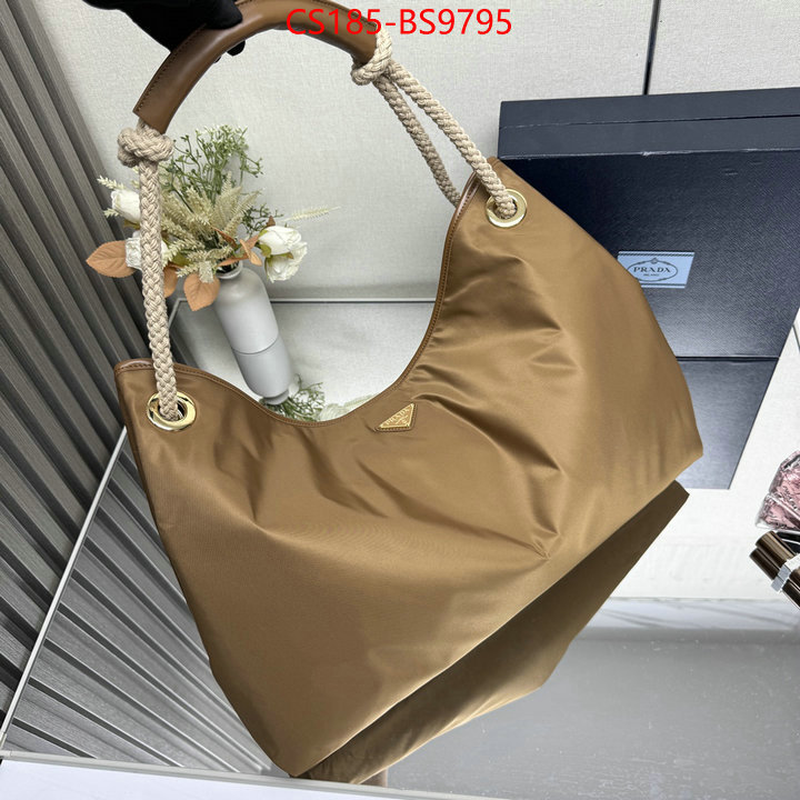 Prada Bags(TOP)-Handbag- replica us ID: BS9795 $: 185USD,