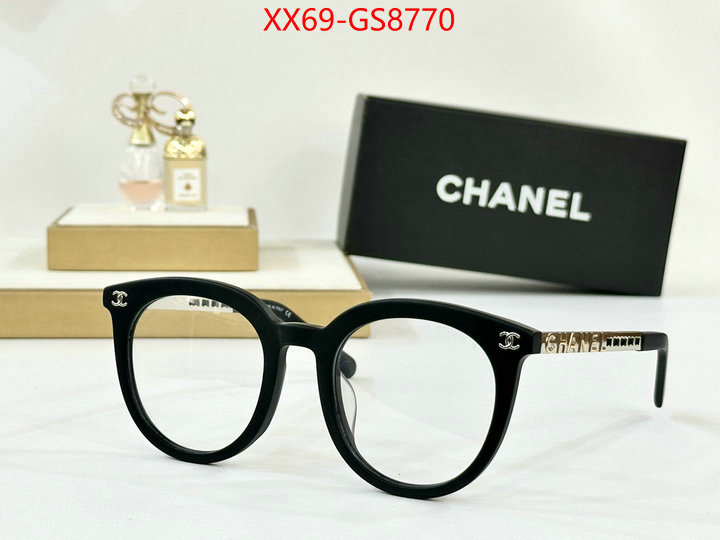 Glasses-Chanel designer fake ID: GS8770 $: 69USD