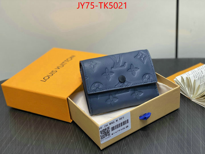 LV Bags(TOP)-Wallet practical and versatile replica designer ID: TK5021 $:75USD,