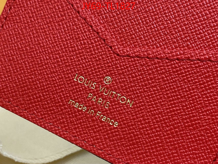 LV Bags(TOP)-Wallet replica online ID: TL1827 $: 69USD,