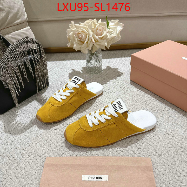 Women Shoes-Miu Miu 2024 aaaaa replica customize ID: SL1476 $: 95USD