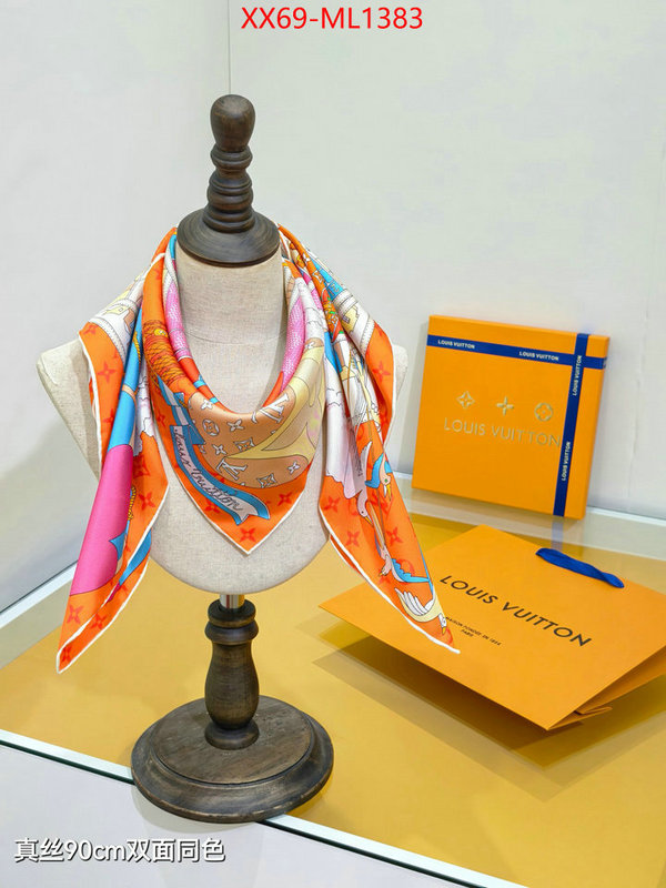 Scarf-LV brand designer replica ID: ML1383 $: 69USD