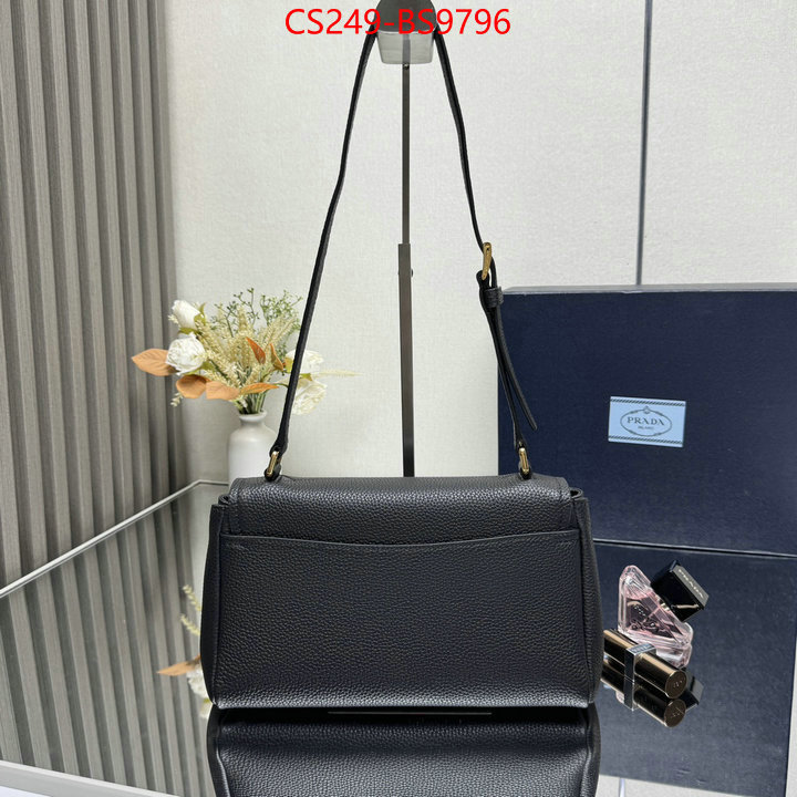 Prada Bags(TOP)-Handbag- 7 star quality designer replica ID: BS9796 $: 249USD,