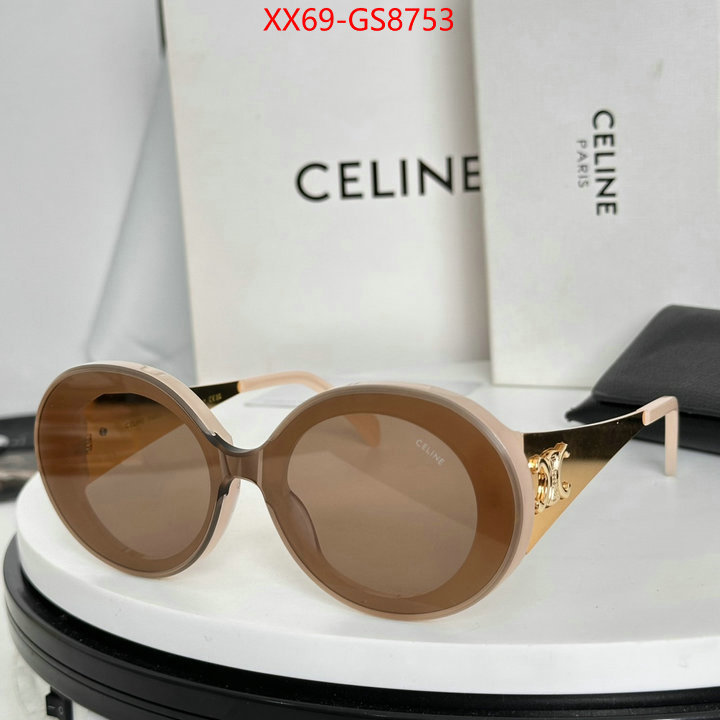 Glasses-CELINE top quality ID: GS8753 $: 69USD
