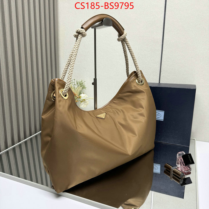 Prada Bags(TOP)-Handbag- replica us ID: BS9795 $: 185USD,