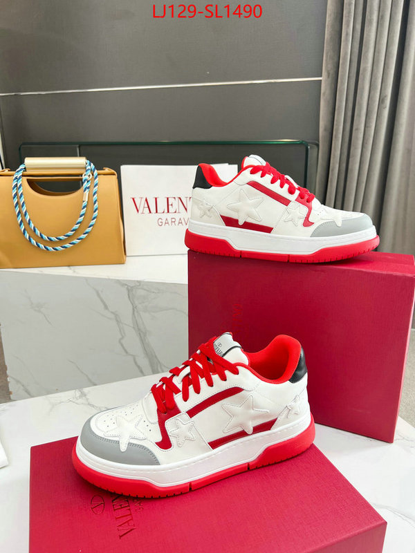 Men Shoes-Valentino mirror quality ID: SL1490 $: 129USD