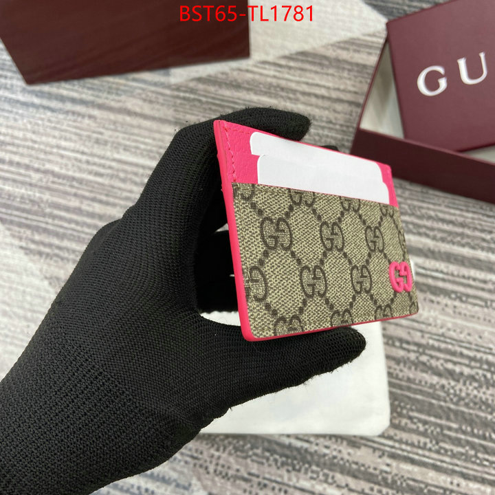 Gucci Bags(TOP)-Wallet- designer wholesale replica ID: TL1781 $: 65USD,