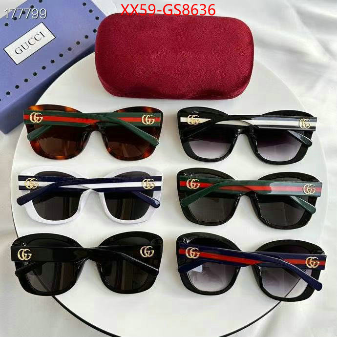 Glasses-Gucci designer replica ID: GS8636 $: 59USD