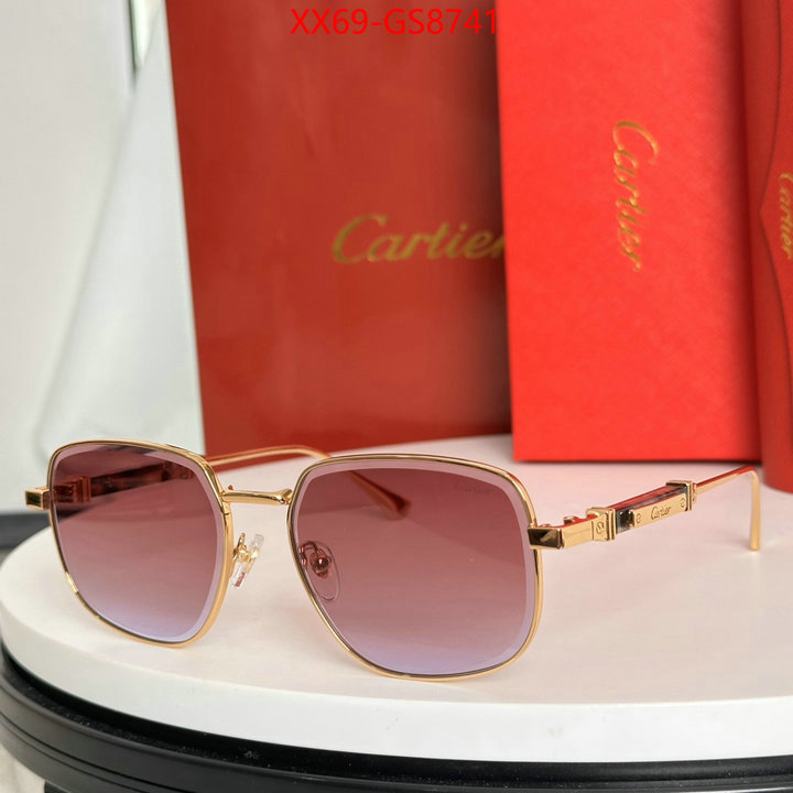 Glasses-Cartier how to buy replica shop ID: GS8741 $: 69USD