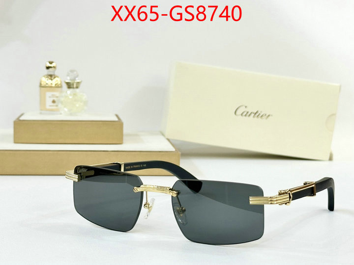 Glasses-Cartier knockoff ID: GS8740 $: 65USD
