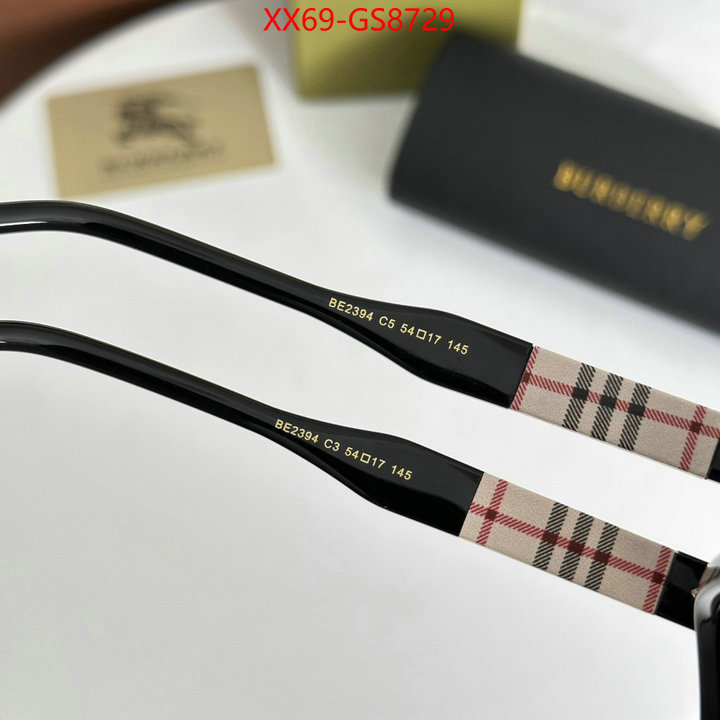 Glasses-Burberry mirror copy luxury ID: GS8729 $: 69USD