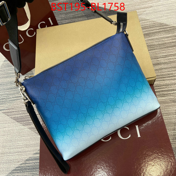 Gucci Bags(TOP)-Crossbody- we provide top cheap aaaaa ID: BL1758 $: 195USD,