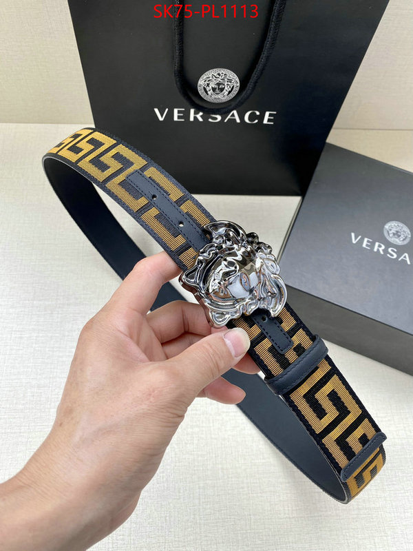 Belts-Versace replica for cheap ID: PL1113 $: 75USD