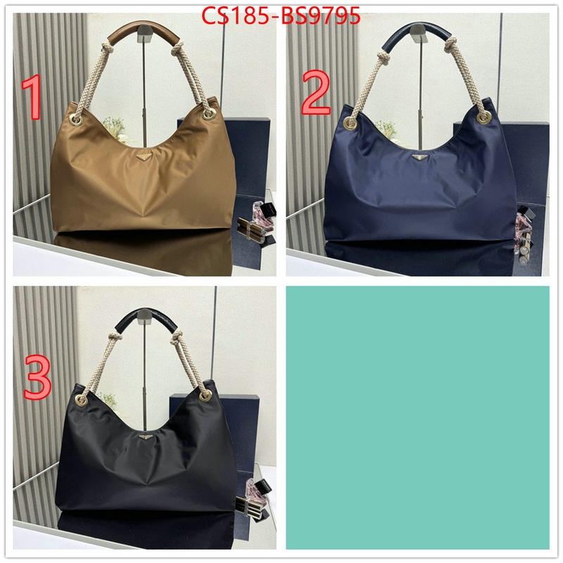 Prada Bags(TOP)-Handbag- replica us ID: BS9795 $: 185USD,