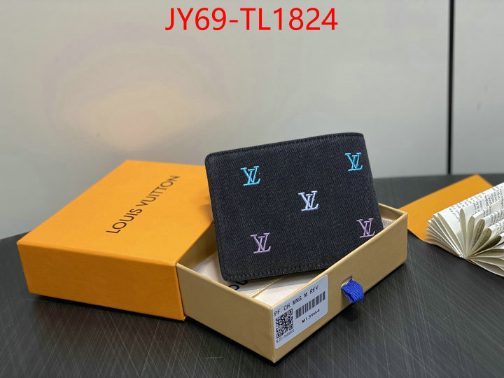 LV Bags(TOP)-Wallet what ID: TL1824 $: 69USD,