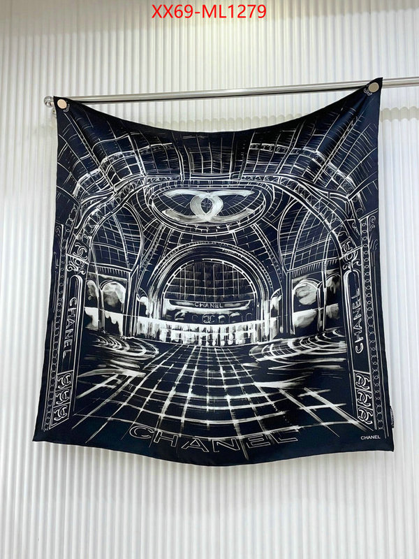 Scarf-Chanel for sale cheap now ID: ML1279 $: 69USD