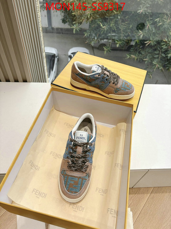 Men Shoes-Fendi 2024 aaaaa replica 1st copy ID: SS8317 $: 145USD