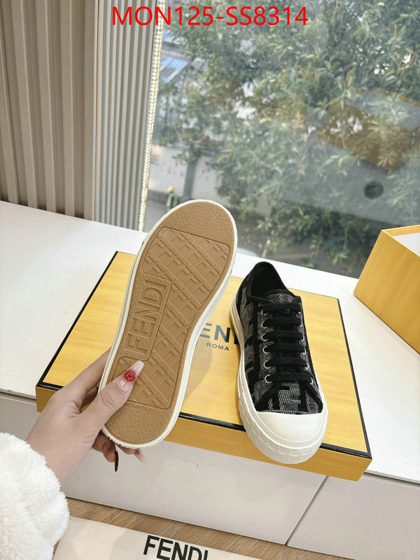 Men Shoes-Fendi best aaaaa ID: SS8314 $: 125USD